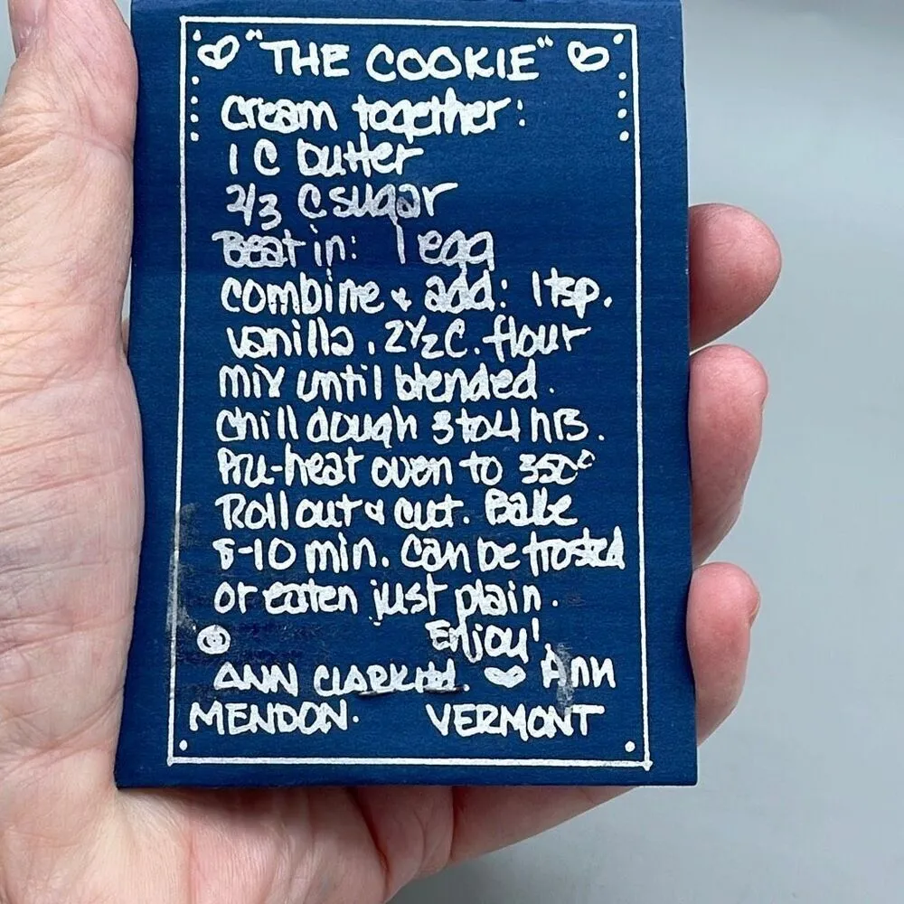 The Vermont Collection Pewter Cookie pin by Ann Clark. Silver - Image 3