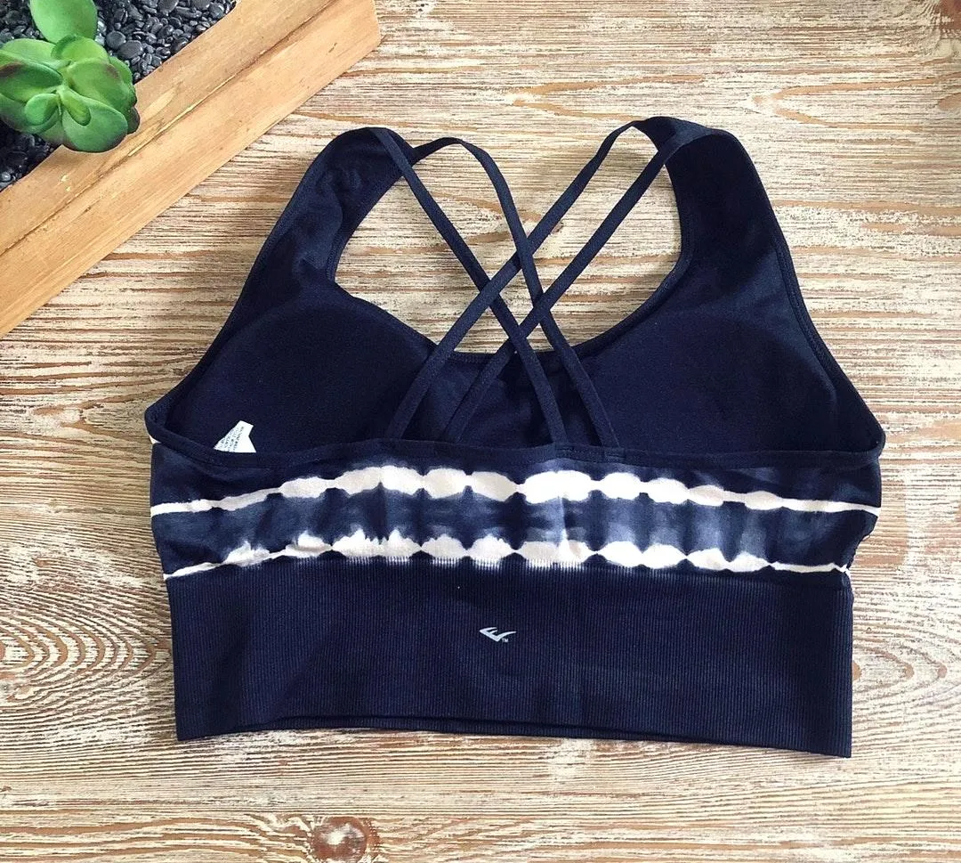 Tie Dye Sports Bra Black Size XL - Image 2