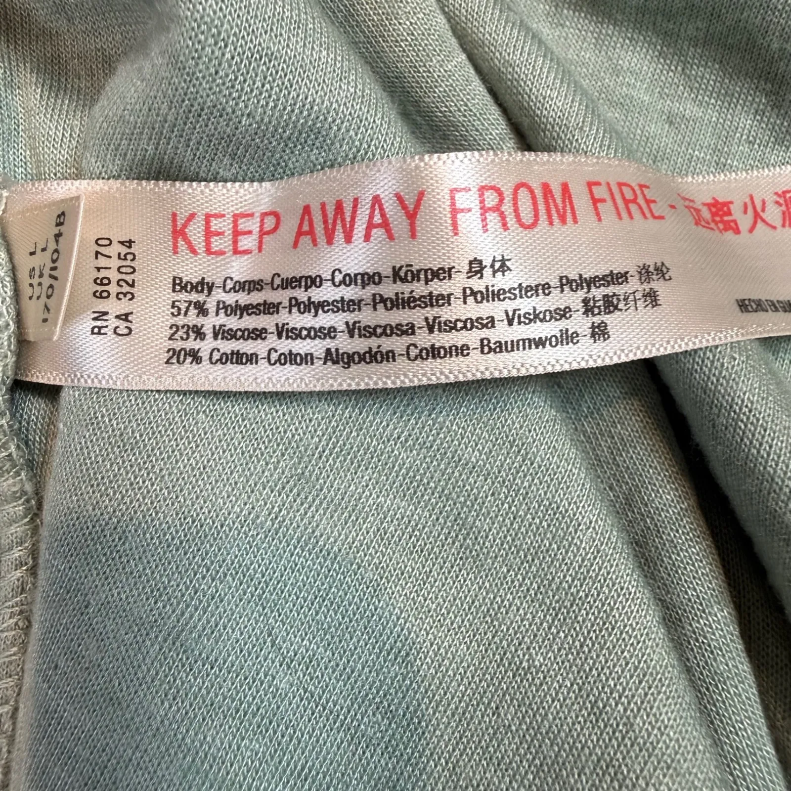 Free People FP Beach Bicoastal Comfy Duster Cardigan‎ Seaglass Green Size Large - Image 7