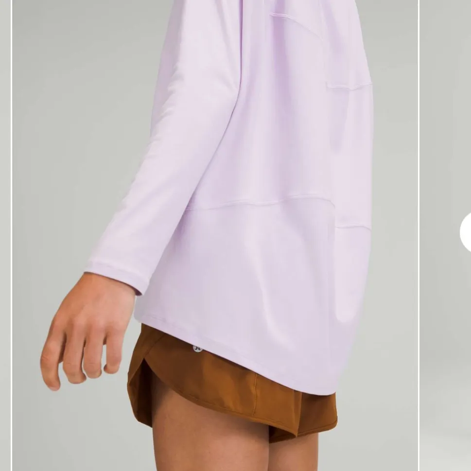 Lululemon Back in Action Nulu Top in Lavender Sz 8 - Image 3