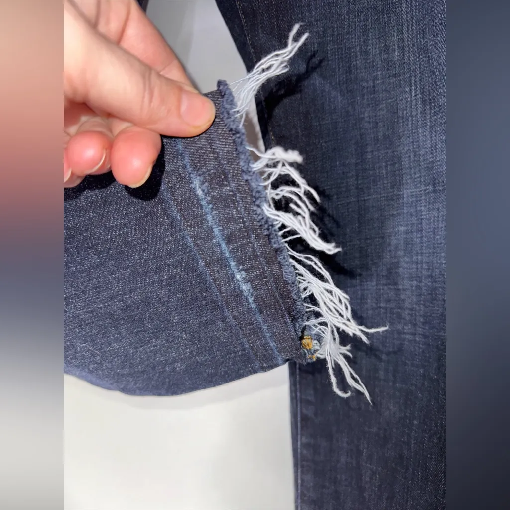 frame denim le garcon Crop Size 27 Raw Hem‎ - Image 4