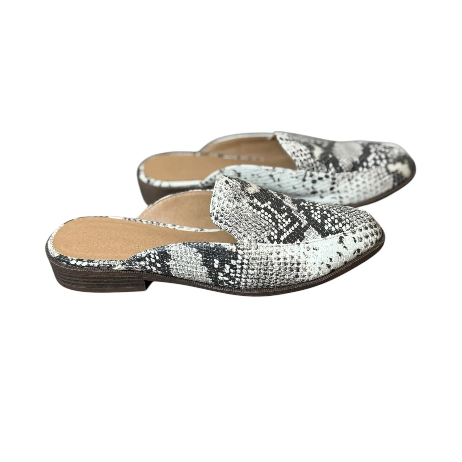 Madden Girl Mattie Snake Print Mules Size 7.5M‎ Womens Shoes Slip On Casual Work - Image 5