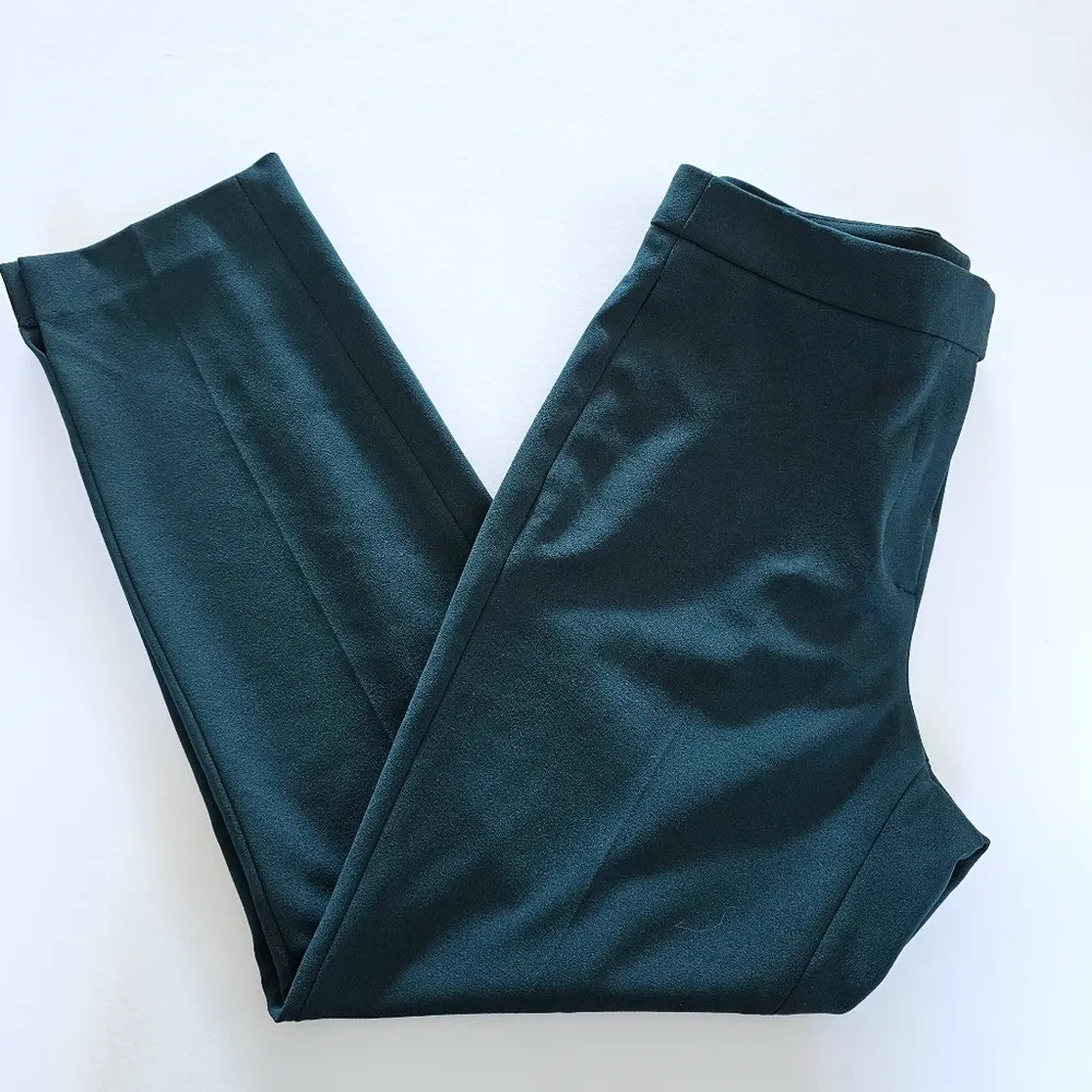 DKNY Cyan Blue Foundation Slim Cropped Pants Size 8 - Image 3