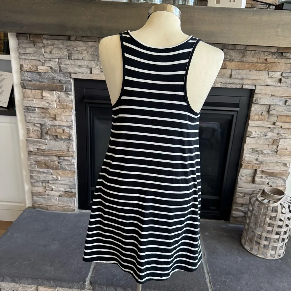 Mossimo Supply Co. Black and White Sleeveless Sundress Size M - Image 4