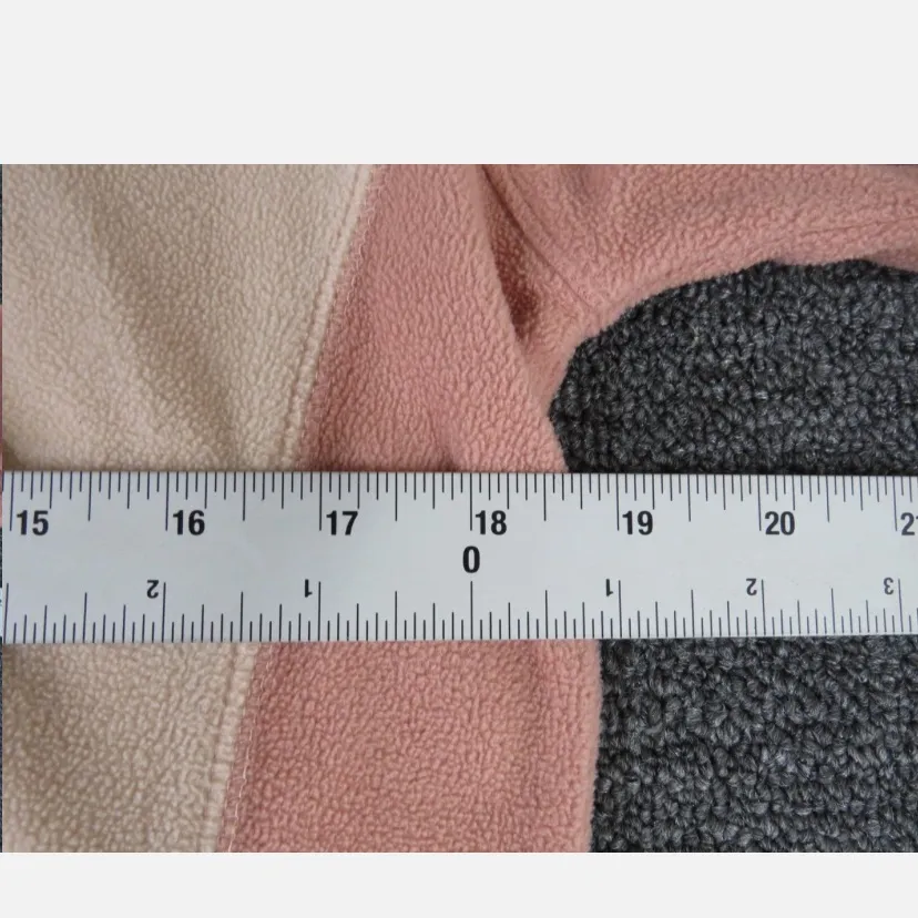 Columbia  Glacial Fleece Sweater Peach Pink 1/4 Zip Long Sleeve Pullover L - Image 8