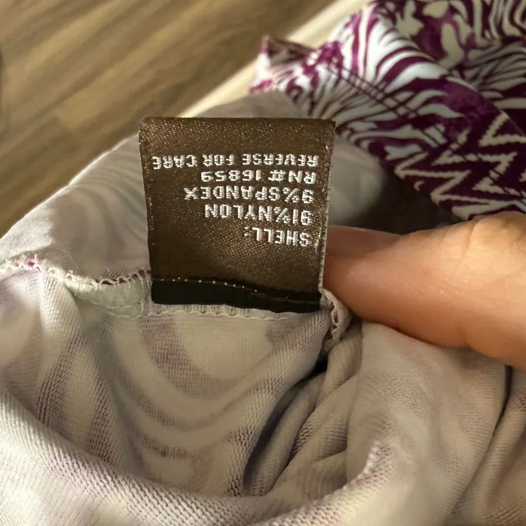 J. McLaughlin Lola Dress Muirfield Purple Light Blue Medium Catalina Cloth - Image 5