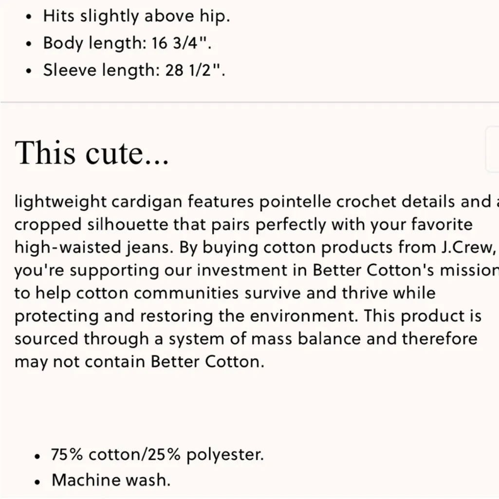 Like New J. Crew Cropped Cardigan
Textured Pointelle White Size XS - Image 9