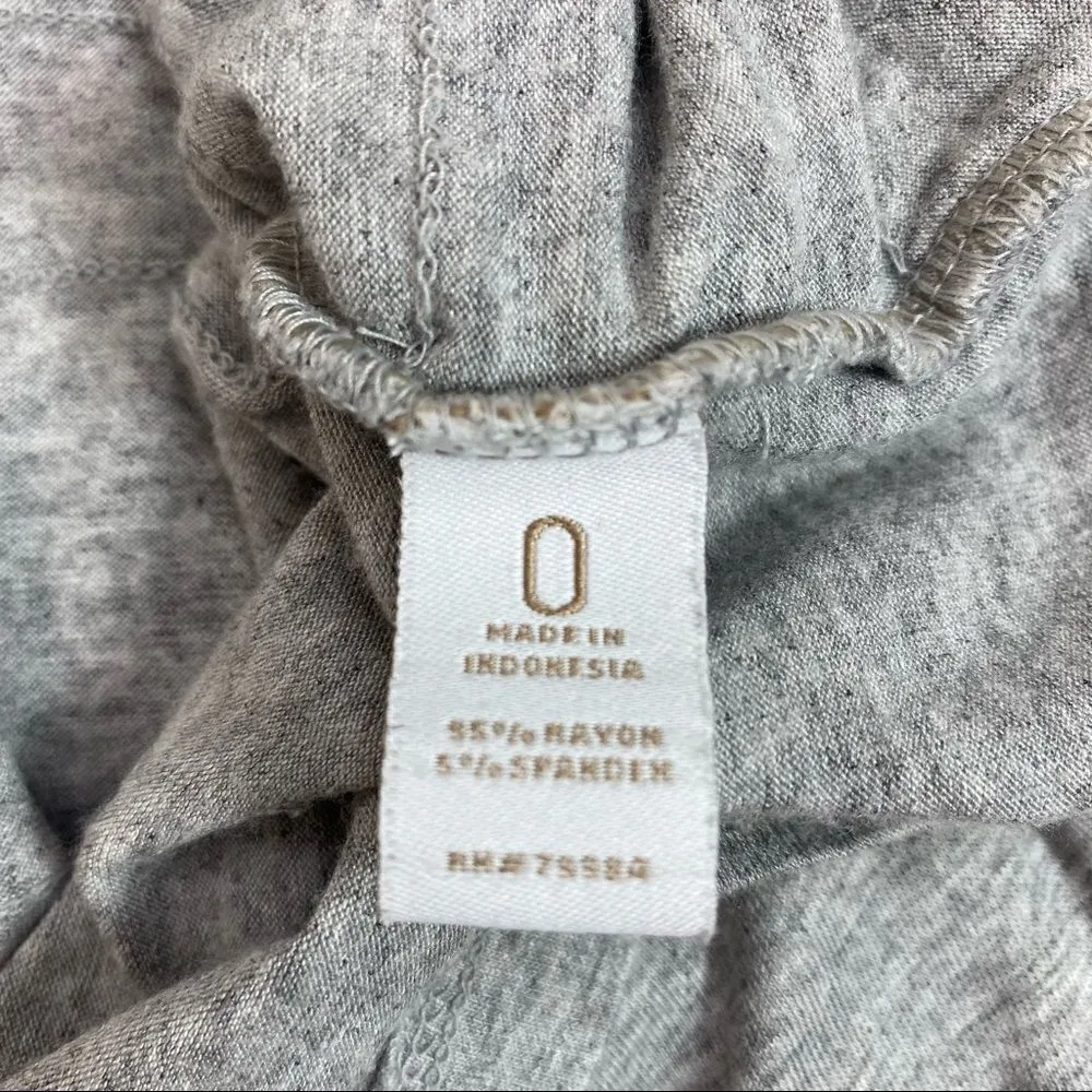 Chico’s‎ Tiered Front Jersey Knit Tank Top Gray - Image 9