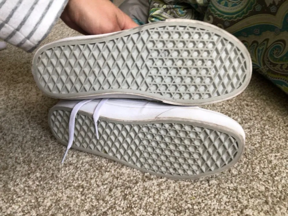 Vans White High Tops - Image 8