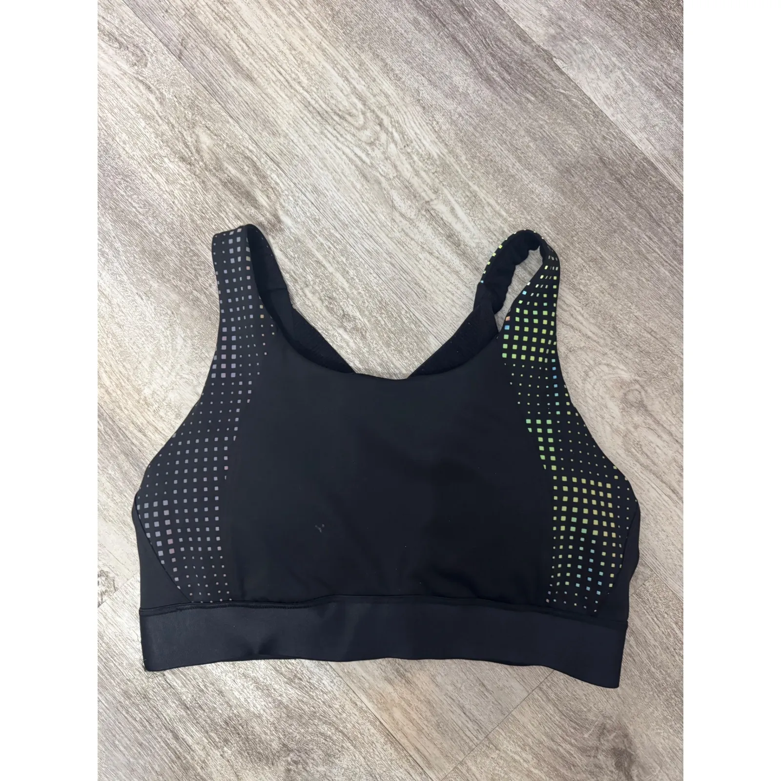 Athleta Bra Bundle of Aurora Reflective and Elation Strappy Pink Bra Size Med - Image 7