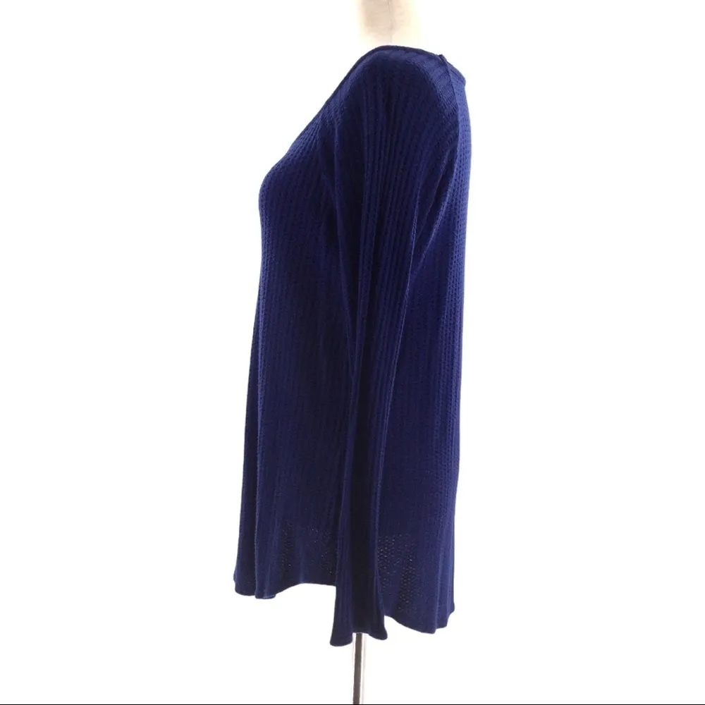 Chaser Thermal Blue Waffle Knit Shirt - Image 7