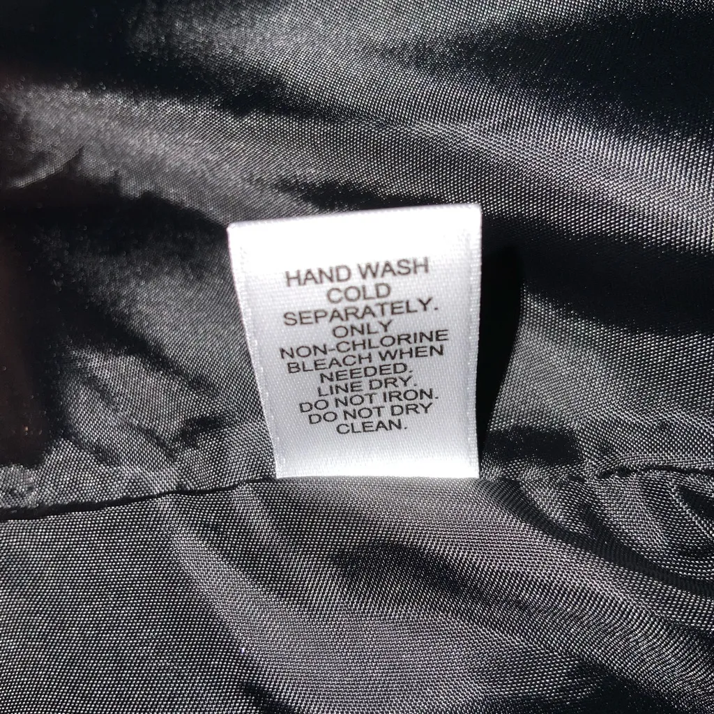 Cato Black Faux Leather Moto Jacket with Zipper Accents XL - Image 11