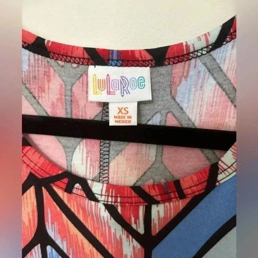 LuluRoe Carly‎ Patriotic Red Size XS - Image 2