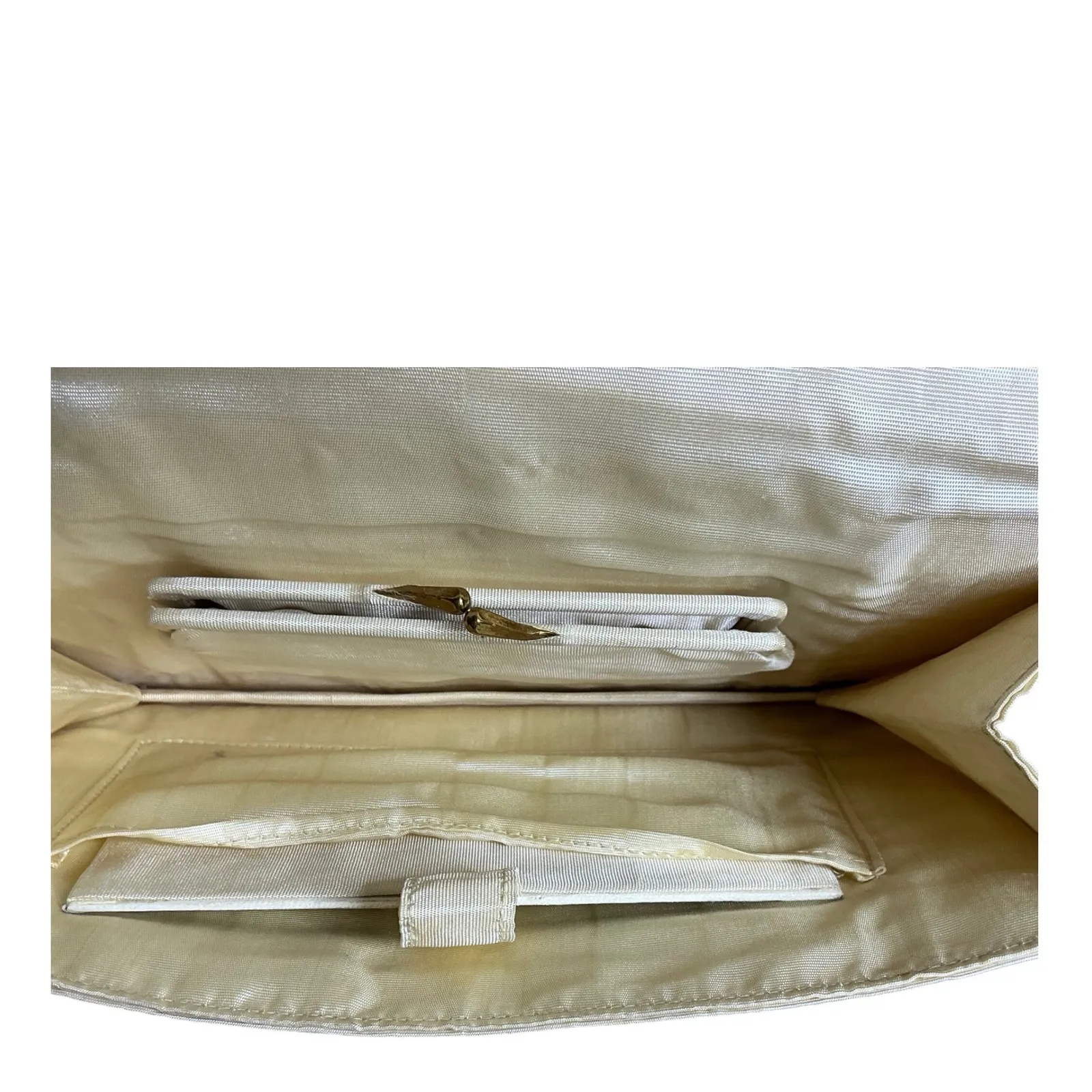 Embroidered Evening Clutch Purse Navy Blue Gold Birds Floral Evening Bag Black - Image 8