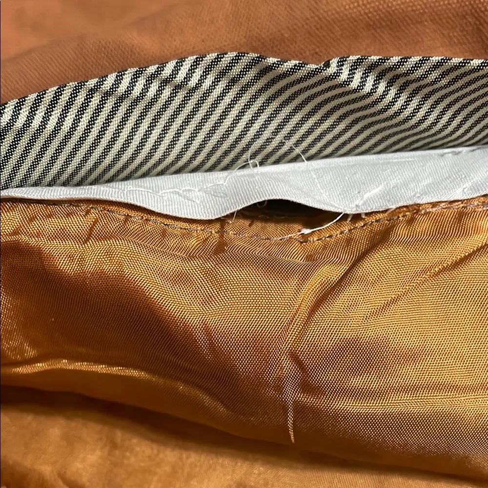 💖 Vintage Etro Cropped Tan Trousers IT 44 Size 8 - Image 7