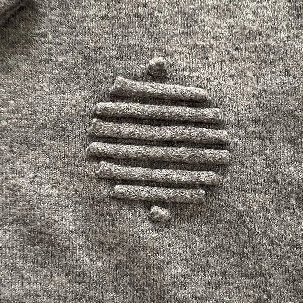 Rihanna cashmere blend purple cube detailing sweater size XXL luxury square neck - Image 10