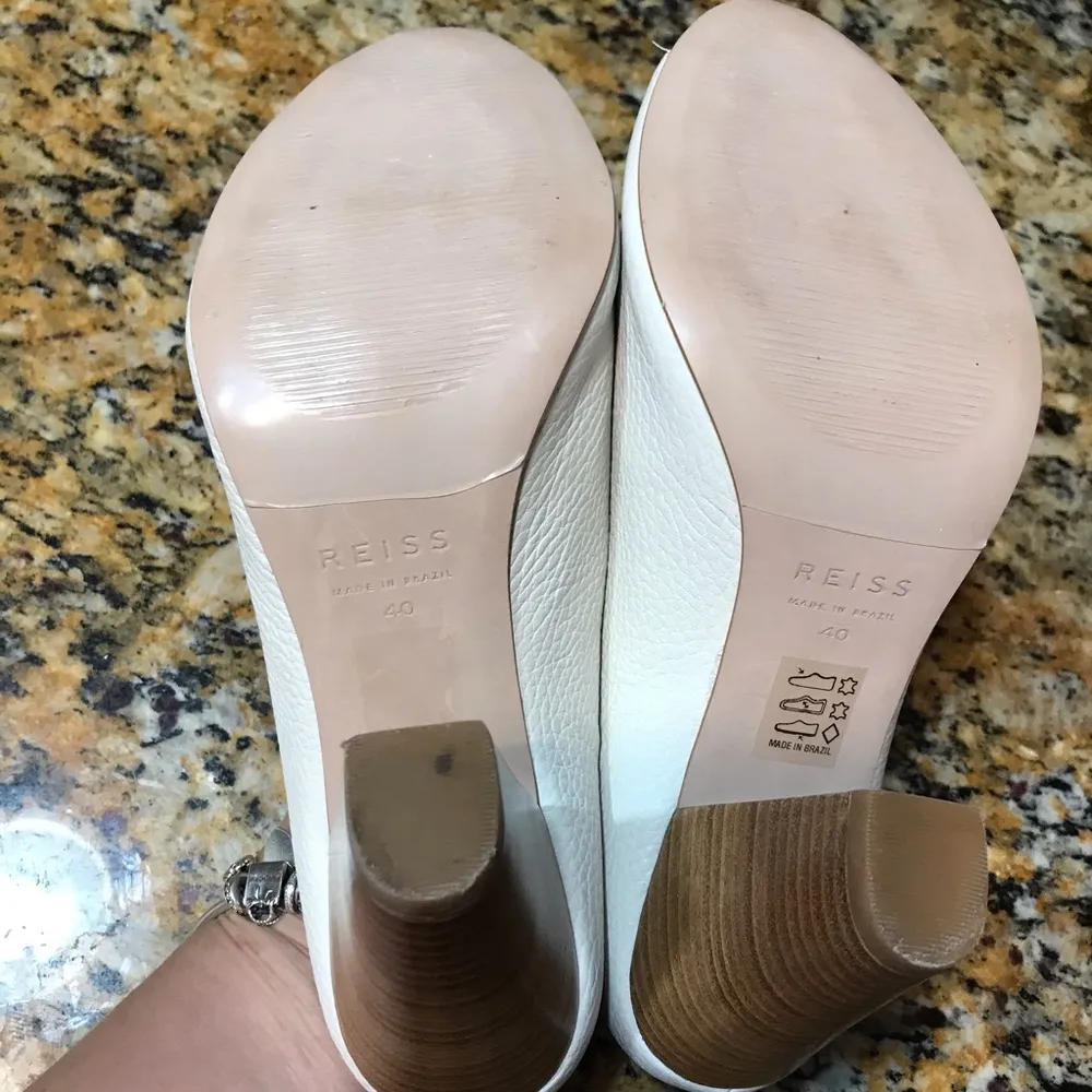 Reiss Marcel Peep Toe Mules Sz40 10US - Image 8