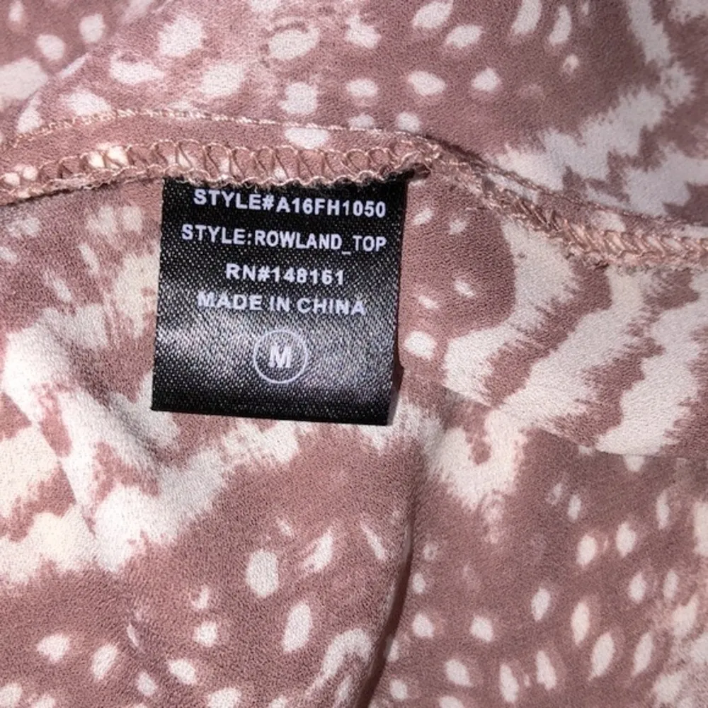 Asher dusty rose blouse boho size medium Pink - Image 7