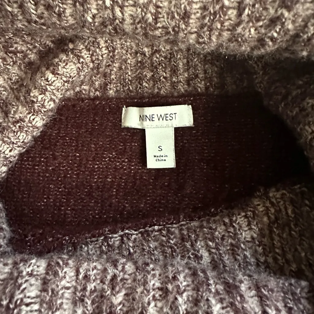 Nine West Burgundy Turtleneck Sweater - Image 13