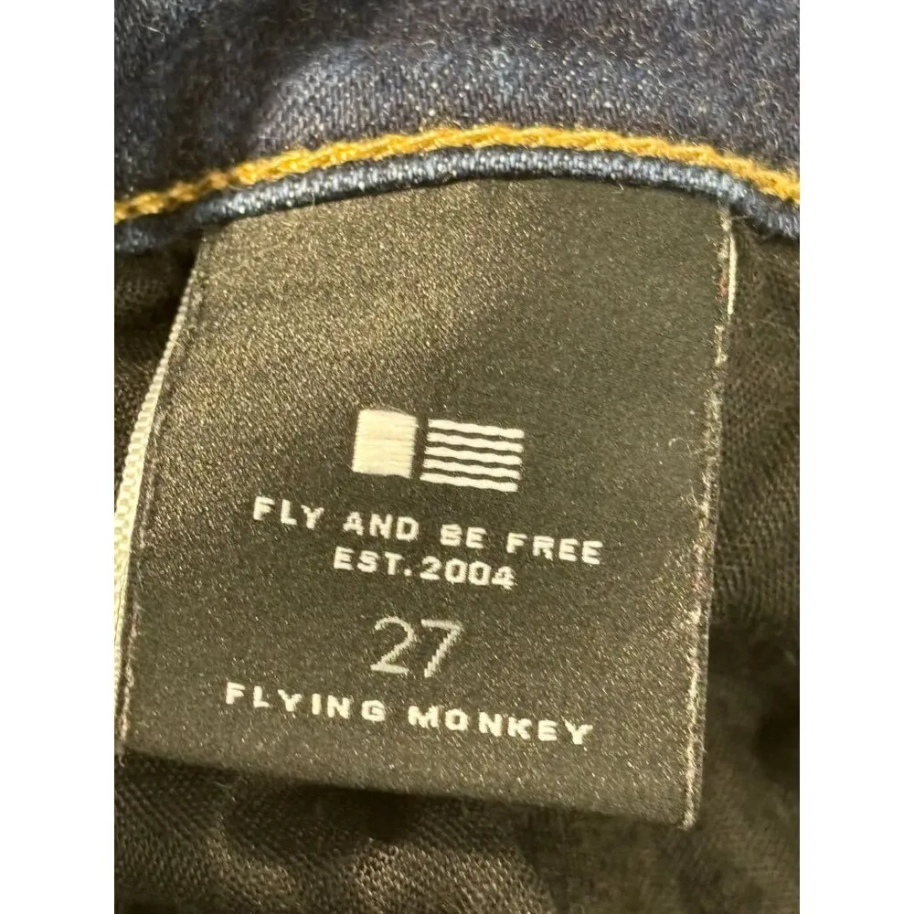 Flying Monkey Womens Skinny Jeans Size 27 Blue Denim Made in USA - Image 3