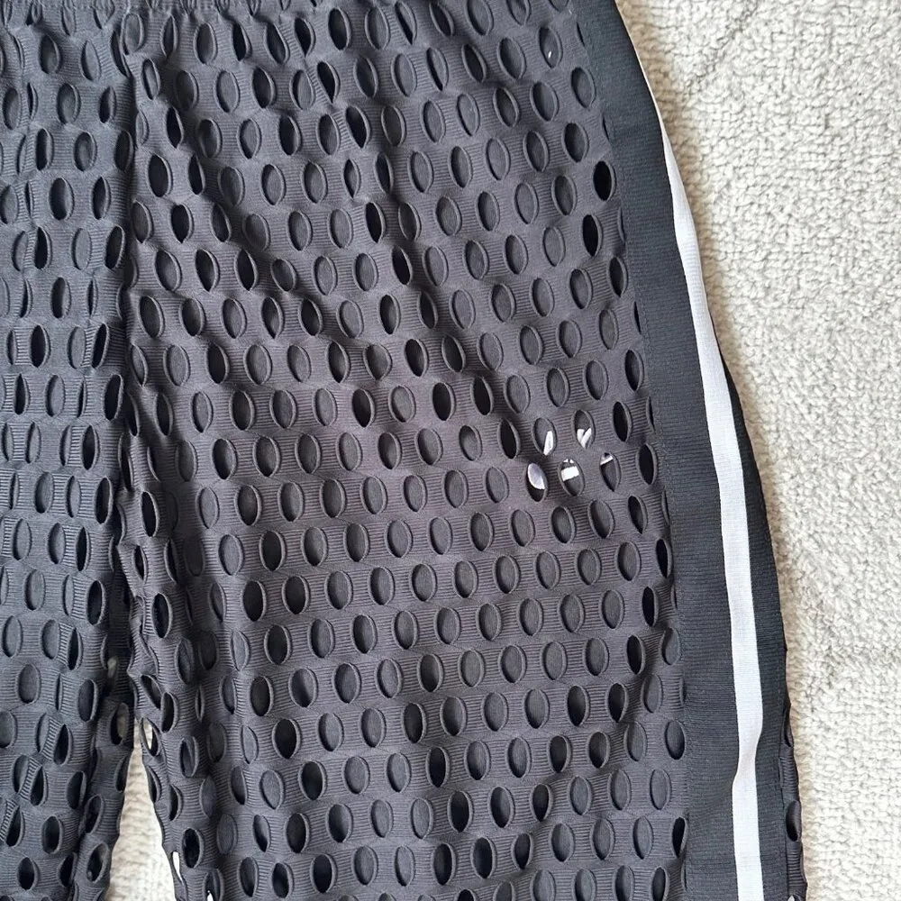 Women's Nike Mesh Overlay Athletic Joggers Sz Medium - Image 9