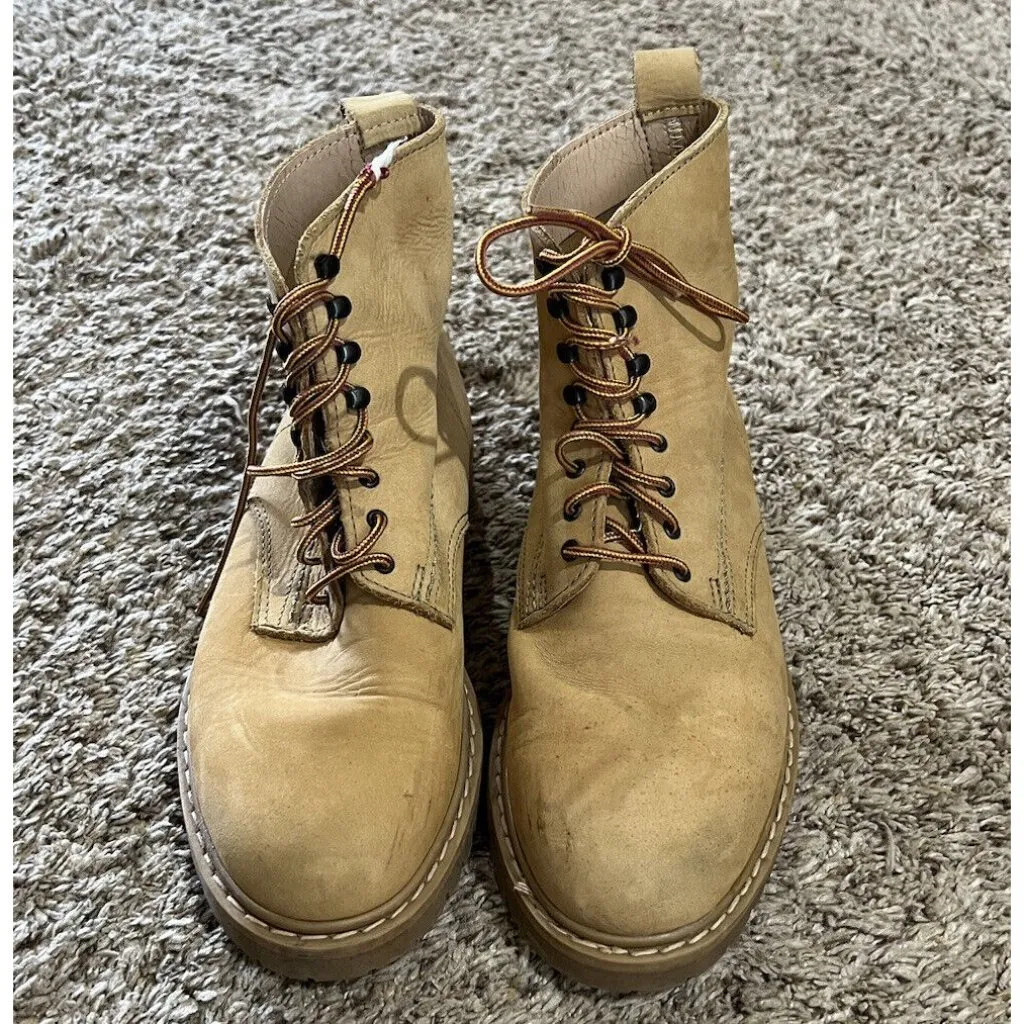AEO American Eagle Outfitters 1990’s Boots Women's Brown Leather ~ 7.5 (38) - Image 2