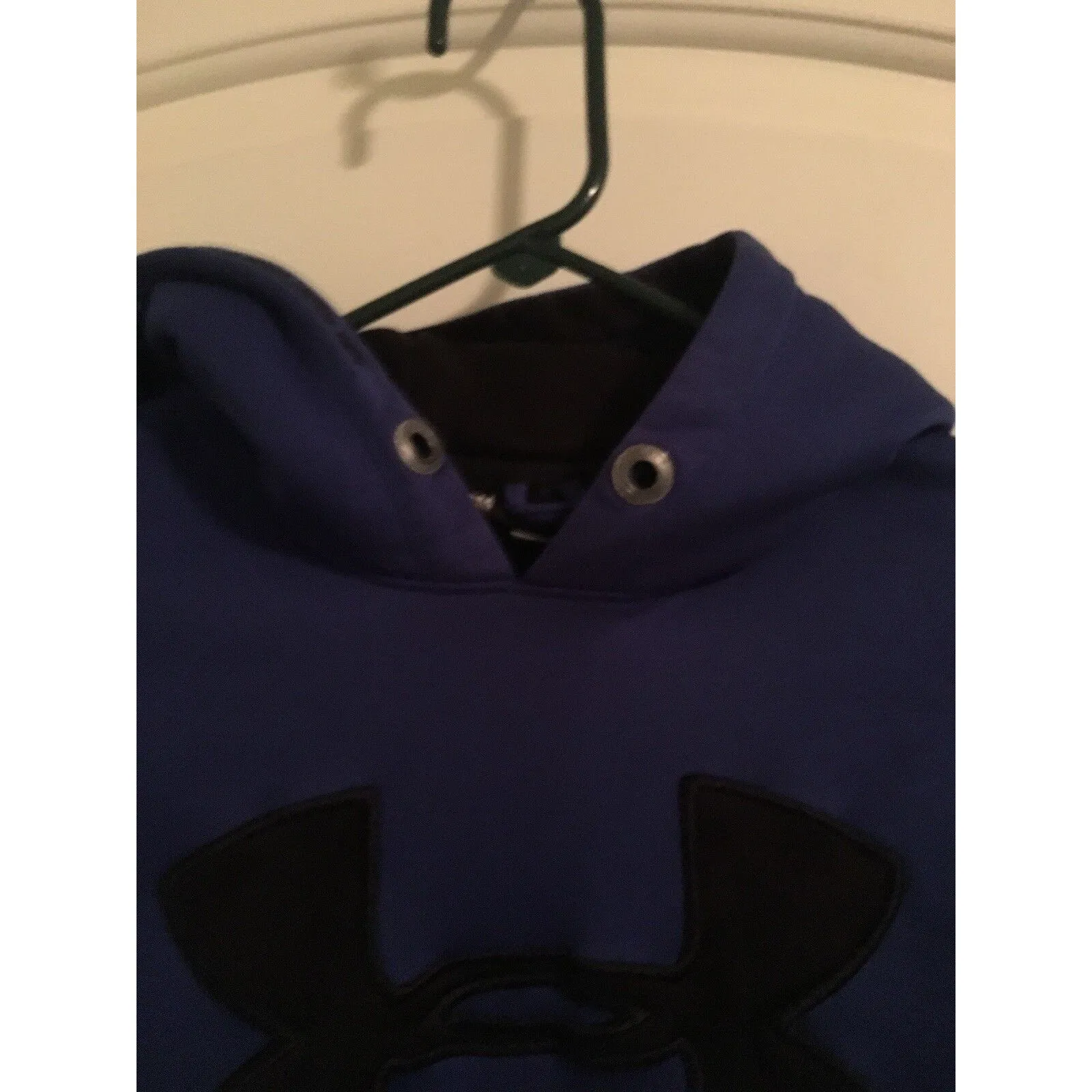 Under Armour Men's Active Wear Sweatshirt Hoodie Size Small Blue Black - Image 4