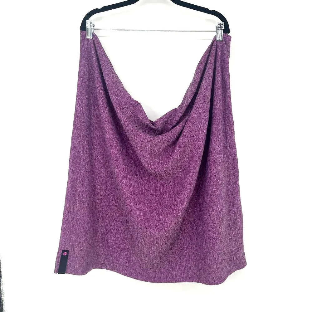 Lululemon Vinyasa Scarf *Rulu Mini Check Pique Ultra Violet Heathered Black - Image 2