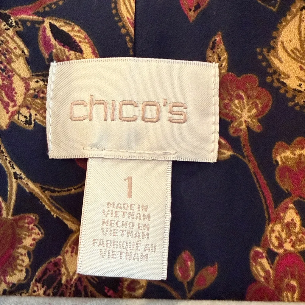 Chico’s Crimson Velvet Boyfriend Blazer - Image 5