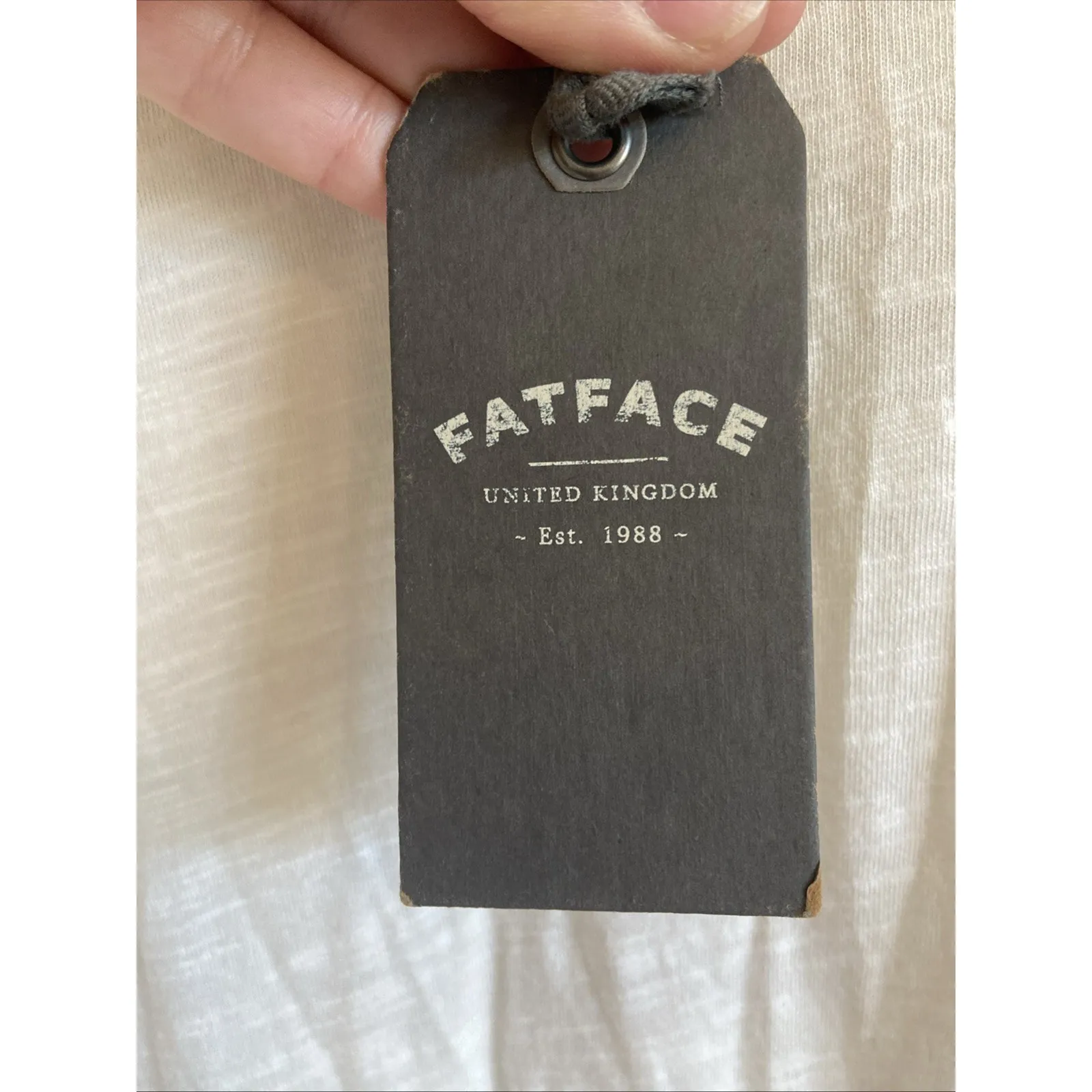 Fatface Natural Ivory Surrey Woven Mix Tunic Top Shirt Women UK 18 US 14 NEW NWT - Image 4