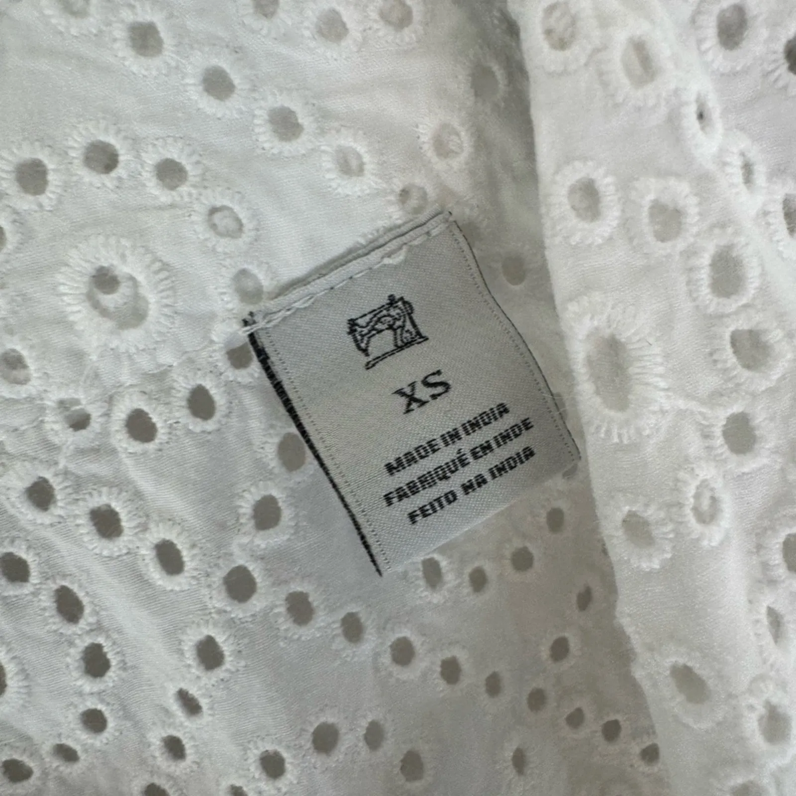 Scotch & Soda Broderie Anglaise Wrap Dress white XS - Image 6