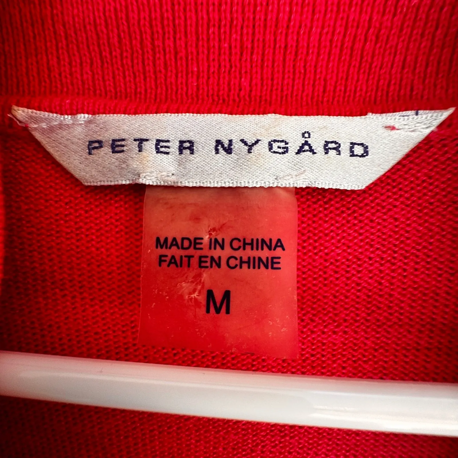 Y2K Peter Nygard M Pink studded open Front layering casual Workwear cardigan - Image 3