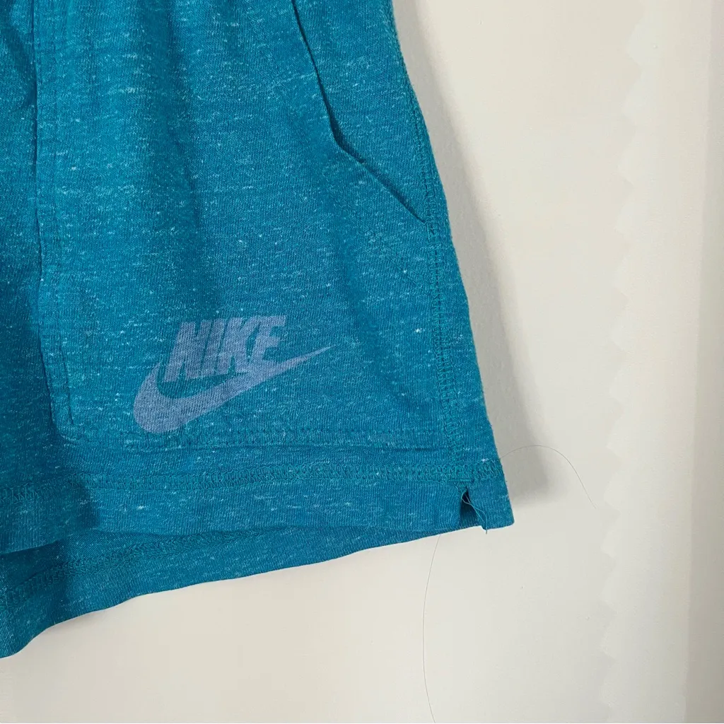 Nike Vintage Blue High Rise Shorts Size Medium - Image 2
