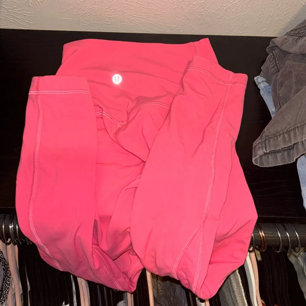 lululemon double lined guava pink or like glaze pink align leggings - Image 3