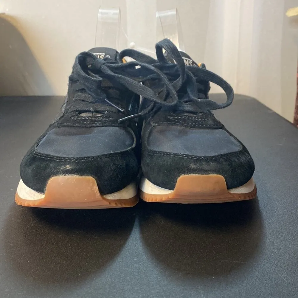 Vans Men's Black Orange UltraCush Suede Athletic Trainer Sneaker sz 7 minimalist - Image 4