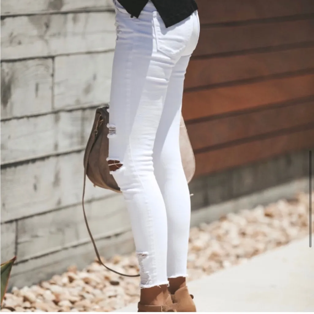 VICI KanCan white distressed skinny jeans - Image 3