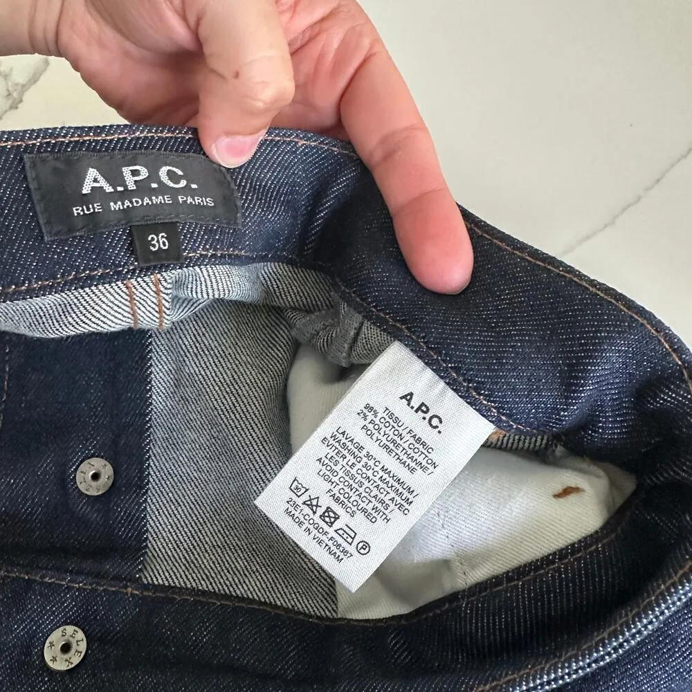 A.P.C. Paula denim miniskirt size 36 Blue - Image 5