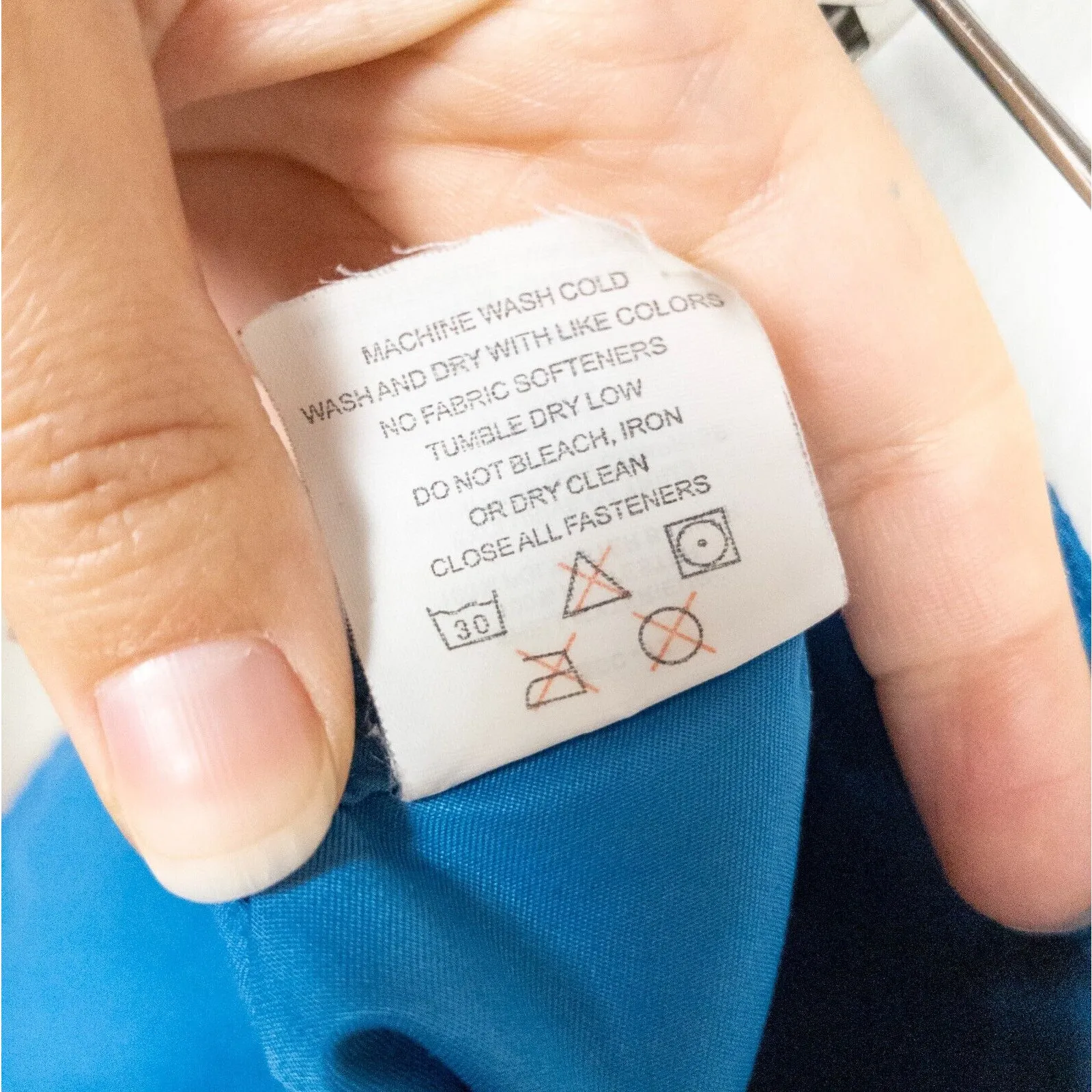 MARMOT Trail Blue Hiking Shorts Zip Fly Drawstring 5" Inseam Women's Small - Image 7