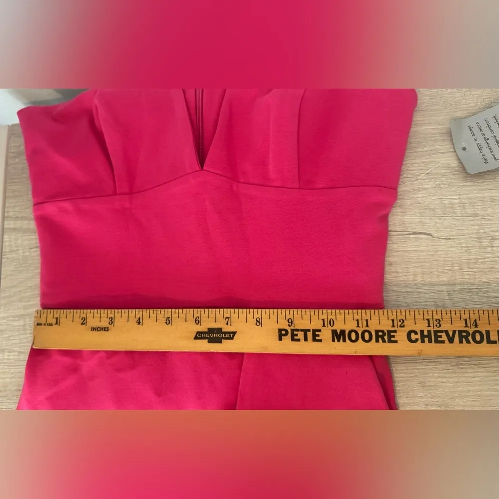 Lavish Alice Asymmetric Strappy Frill Detail Midi Ponte Dress Party NWT 4 - Image 6