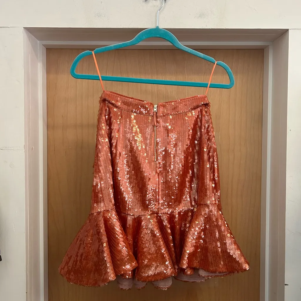 J Crew Two Piece Holiday Party Sequin Outfit - size S (top) and size 4 (skirt) - Image 7