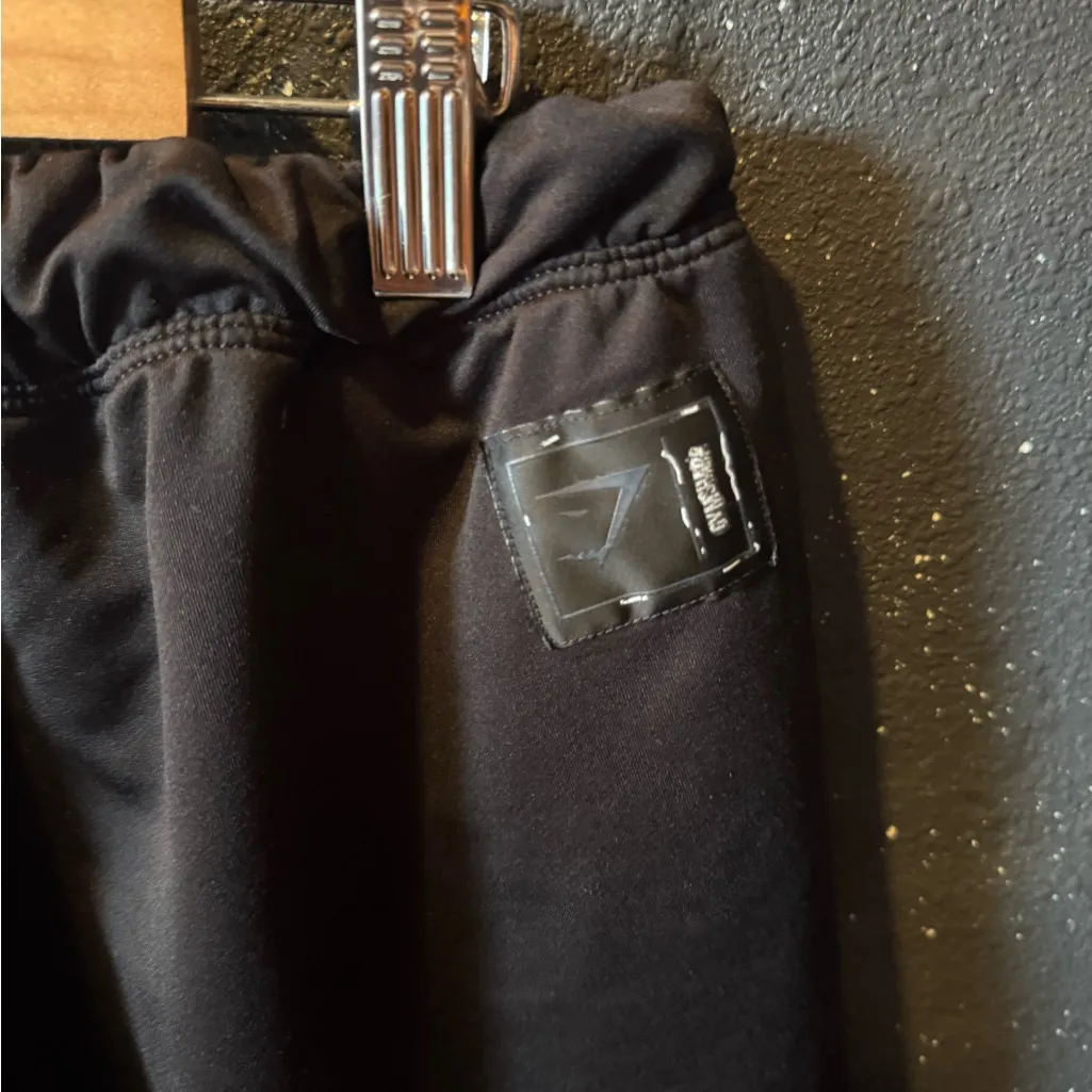 Women’s Gymshark Black Athletic Drawstring Shorts Size Medium - Image 6