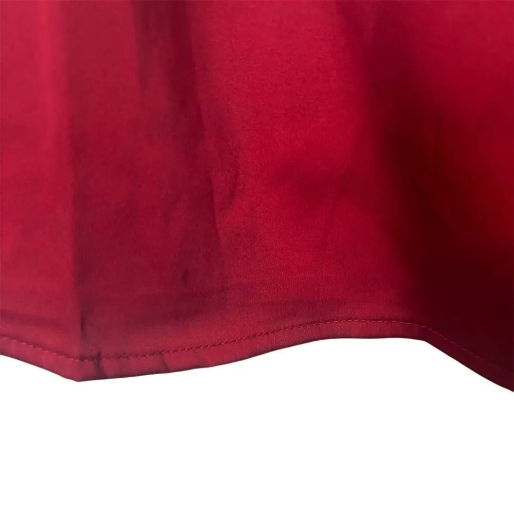 Zenana Women's Standard Small Red V-Neck Sleeveless Tank Top - Image 4