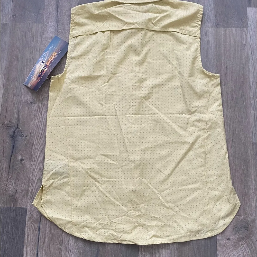 Women's SL Button Up Fishing Shirt UPF+ Sun Size Small Xcaster Tallwoods Outdoor - Image 3