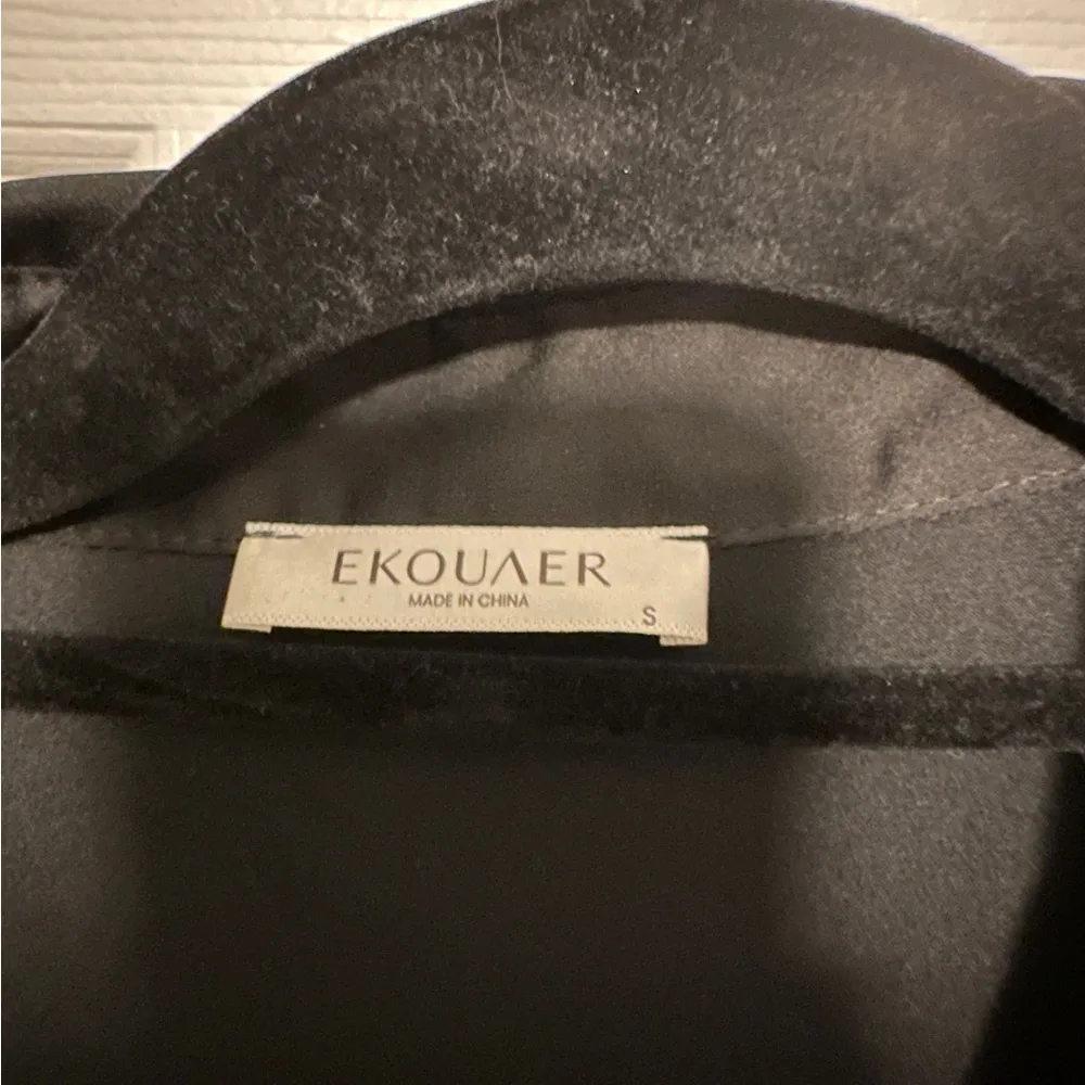 Black Casual Button Down Shirt Intimates & Sleepwear - Image 2