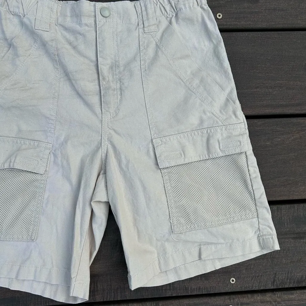 Columbia PFG Sportswear Cotton Tan/Beige Cargo Shorts - Image 2