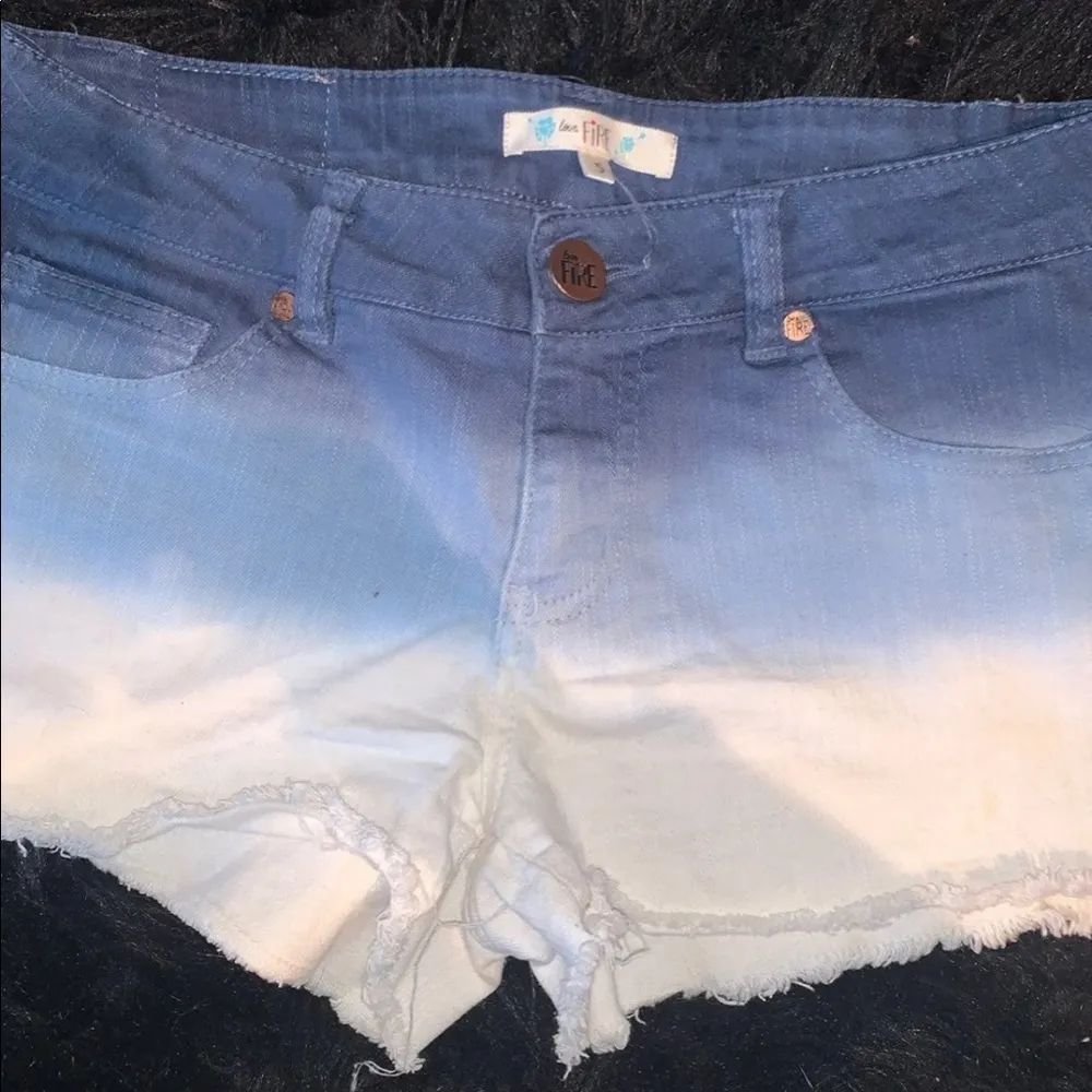 BP Ombre Blue jean Shorts - Image 2