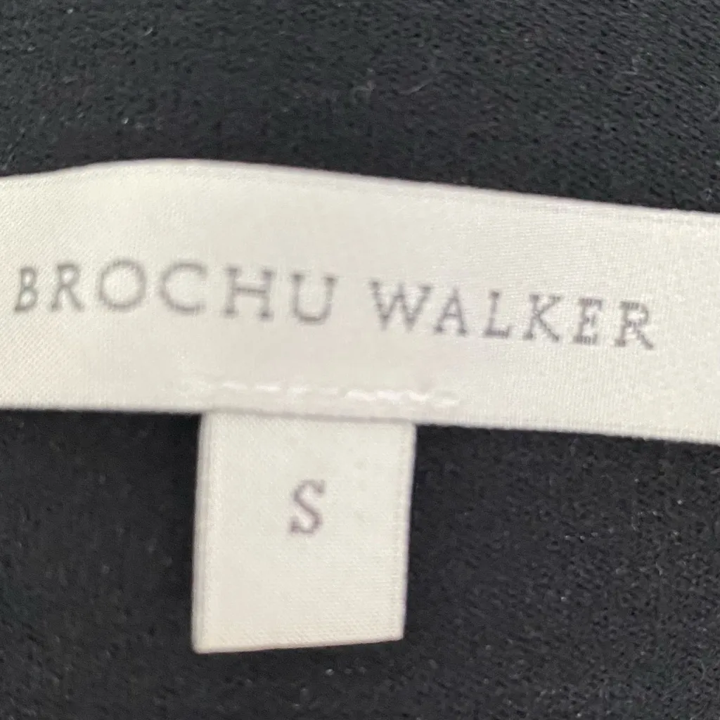 Brochu Walker Black Juniper Stretch Crop Pants faux Leather size small - Image 8
