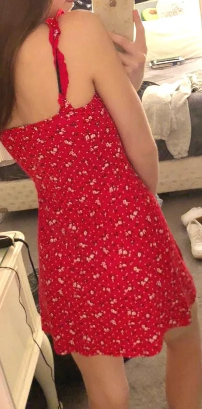 Pretty Little Thing red sundress - Image 2