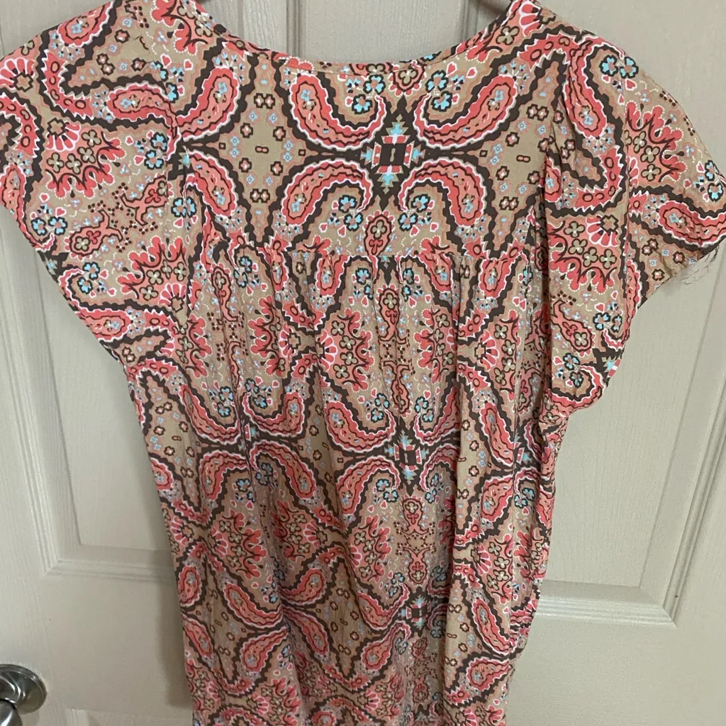 st. john's bay  Multicolor Paisley Blouse - Image 3