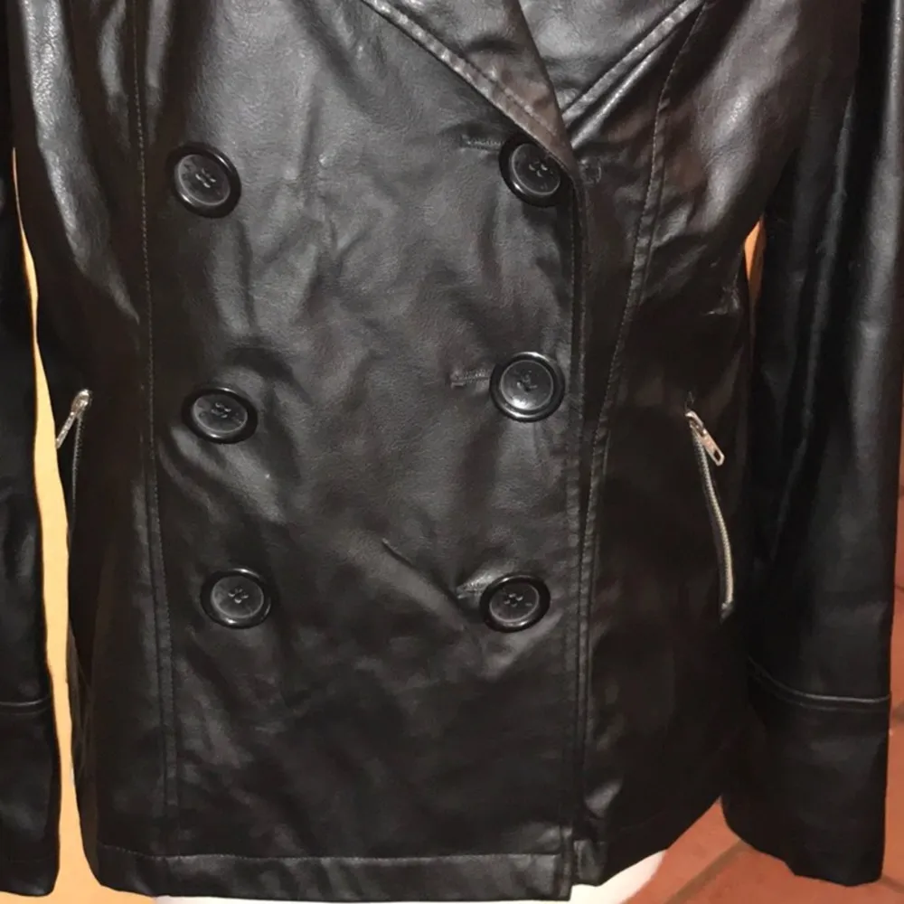 Pleather jacket Black Size L - Image 3